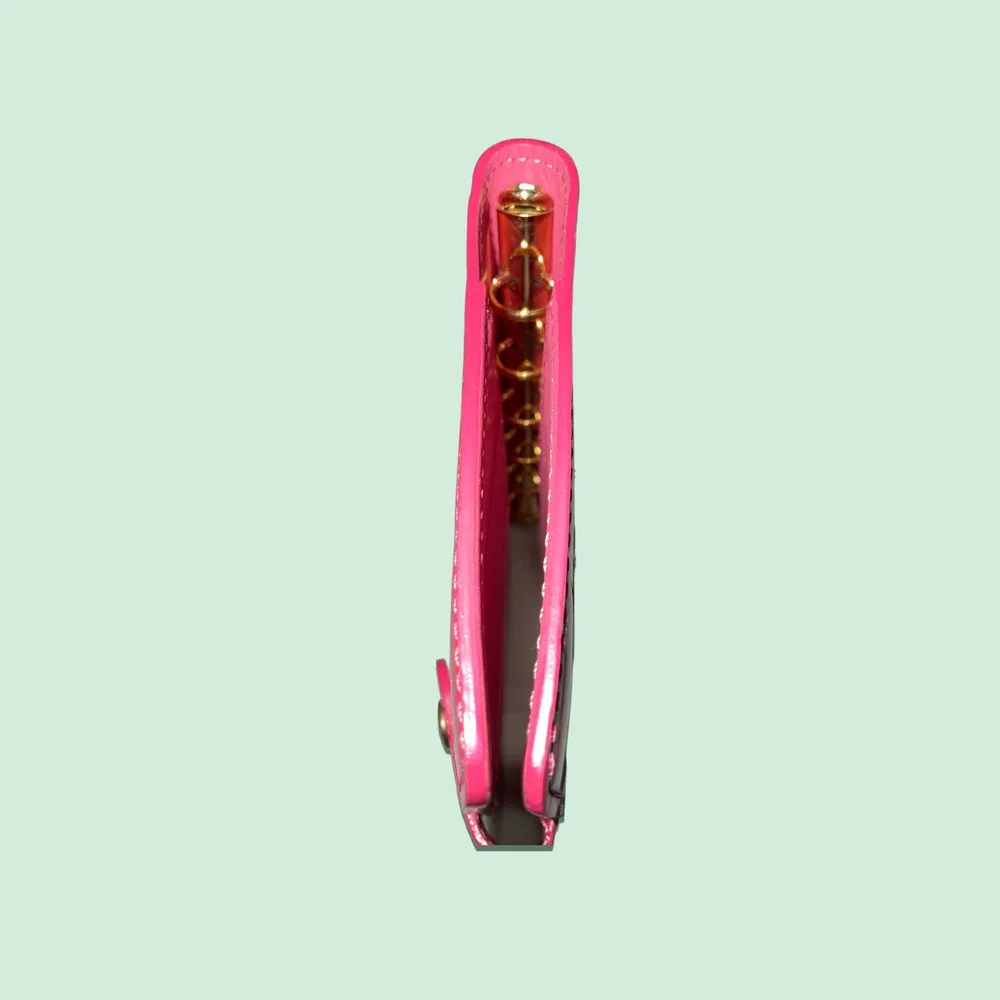 LOUIS VUITTON Small Pink Monogram Ring Agenda Cover